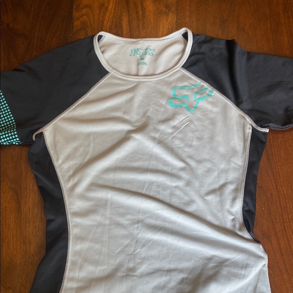 Fox Teal and Gray Ripley Jersey
